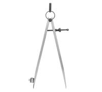 Fafeicy Herramienta Artesanal Divisora de Alas, Brújula de Dibujo de Acero Al Carbono con Portalápices, Dibujo Lineal Preciso para Trabajos de Metal y Cuero (200mm)