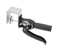 Fafeicy Herramienta de Abrazadera de Cajón de Aleación de Aluminio, Clips de Fijación Push-pull para Instalación de Gabinete y Montaje Frontal de Cajón