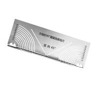 Fafeicy Herramienta de Marcado de en ángulo, Marcador de Curvatura de Tubería de 90 Grados de Acero Inoxidable para Metalurgia, Herramienta de Guía de Soldadura para Soldadores y Instaladores de