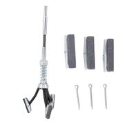 Fafeicy Herramienta de Pulido de Cilindros, Desglasador de Grano 220 Ajustable de 1 a 2,5 Pulgadas con 3 Piedras para Reparación de Cilindros de Motocicletas y Motores Pequeños