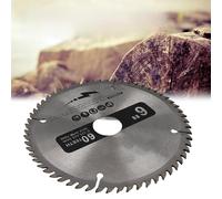 Fafeicy Hoja de Sierra Circular de 60 Dientes, Material de Aleación de Alta Dureza para un Corte Rápido y Preciso, Resistente Al Desgaste para Corte de Madera y Metales No Ferrosos, Planos,