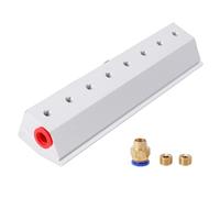 Fafeicy Hoja de Soplado de Aire, Herramienta de Eliminación de Agua y Polvo de Soplador de Aleación de Aluminio de 200 Mm para Compresores de Aire