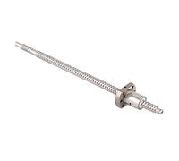 Fafeicy Husillo de Bolas Enrollado SFU1204 de 300 Mm con Tuerca de Bola Antirretroceso de 12 Mm de Diámetro y Paso de 4 para Impresora 3D Enrutador CNC