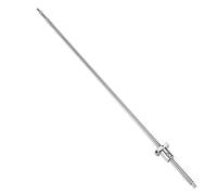 Fafeicy Husillos de Bolas de Alta Eficiencia, Husillo de Bolas de bajo Ruido Recubierto de Plata con 700 Mm de Longitud y 12 Mm de Diámetro para Aplicaciones de Movimiento de Precisión