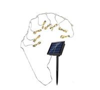 Fafeicy Iluminación Solar para Sombrilla con Control Remoto, 104 LED, 8 Modos, Luces de Hadas, Luz de Paraguas para Decoración Exterior e Interior (blanco cálido)