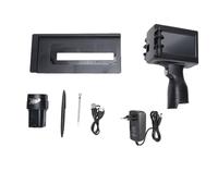 Fafeicy Impresora de Inyección de Tinta de 12.7 Mm, Secado Rápido, Diseño Ergonómico, Pantalla Táctil HD de 4.3in, 300 Ppi, Rendimiento Inteligente, Tubería, Cable, Etiquetas (Enchufe de la UE