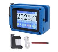 Fafeicy Impresora de Inyección de Tinta Portátil, Impresora de Códigos Portátil ABS con Pantalla Táctil de 600 PPP, de Impresión de 2 a 12,7 Mm, Bluetooth Tipo C