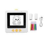 Fafeicy Impresora Inteligente AI, Fabricante de Pegatinas de Comando de Voz con Pantalla IPS de 2,4, Recargable de 1200mAh, para Manualidades Infantiles, Envoltura de Regalos para