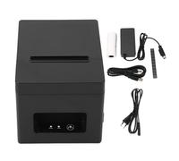 Fafeicy Impresora Térmica de Recibos POS 80mm sin Tinta, USB, Cortador Automático, para Cocina y Cajón de Efectivo, Enchufe UE