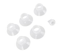 Fafeicy Insertos de Brida de Válvulas de Pico de Pato, Silicona Líquida para Accesorios de Extractor de Leche Portátiles, Juego de 5 Piezas para Bombas Eléctricas de Madres Lactantes 13 Mm 15 Mm 17