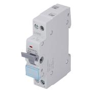 Fafeicy Interruptor de Aislamiento de Transferencia de Energía Dual Manual, Interruptor de Transferencia de Montaje en Riel DIN 63A con Indicadores Visuales para Generadores de Casas Rodantes 1-600VAC