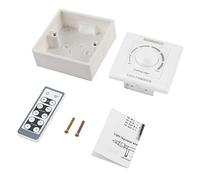 Fafeicy Interruptor de Atenuación LED, Control de Brillo de 200 W con Control Remoto IR para Iluminación en el Hogar y Comercial, Atenuador de Luz Ajustable para Bombillas LED (220V)