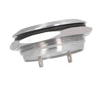 Fafeicy Interruptor de Botón Plano de Acero Inoxidable, Botón Impermeable