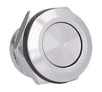 Fafeicy Interruptor de Botón Plano de Acero Inoxidable, Botón Impermeable