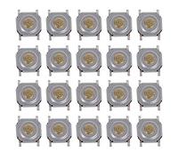 Fafeicy Interruptor de Botón Táctil de 200 Piezas, Latón 4x4x1,5 Mm SMD Toque Ligero para Juguetes Instrumentos Digitales