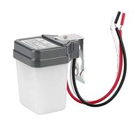 Fafeicy Interruptor de Control de Luz Tipo Q, Estructura Bimetálica de Alta Sensibilidad, Material de PC Ignífugo para Farola, Iluminación de Entrada de Patio