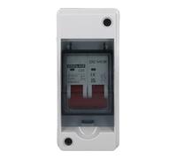 Fafeicy Interruptor de Desconexión de CC Fotovoltaico 2P Disyuntor en Miniatura DC1000V 25A, de Protección de Panel Solar Fotovoltaico Impermeable para Matrices Solares y Fotovoltaicas Fuera de la