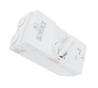 Fafeicy Interruptor de Desconexión de Motor Cerrado, Interruptor de Aislamiento de Seguridad de Alta Resistencia 63A 440V 4P con Carcasa de ABS Impermeable IP65