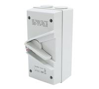 Fafeicy Interruptor de Desconexión del Motor Cerrado, Interruptor de Aislamiento de Seguridad de Servicio Pesado 63A 440V con Alojamiento ABS IP65 Impermeable