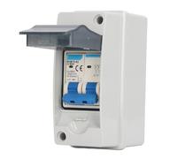 Fafeicy Interruptor de Desconexión Solar Fotovoltaico 63A 1000V CC Aislador con Protección contra Sobretensión IP65 Impermeable para Panel Solar de Red Fuera de la Red RV Hogar