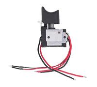 Fafeicy Interruptor de Gatillo para Taladro Inalámbrico con Control de Velocidad y Lámpara LED Alta Visibilidad 7,2-24V DC