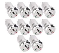 Fafeicy Interruptor de Llave de Acero Inoxidable, Cerradura de Tambor,