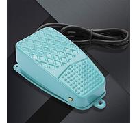 Fafeicy Interruptor de Pedal Interruptor de Pedal de Aleación de Aluminio 250 V 10 A SPDT con Contactos Plateados Superficie Antideslizante y Reinicio Eléctrico para Máquina de Soldadura Línea de