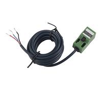 Fafeicy Interruptor de Proximidad SN04 N2, Interruptor de Sensor de Proximidad Inductivo ABS, NPN 3 Cables Normalmente Cerrado Distancia de Detección de 5 Mm, DC12 a 24 V para Equ