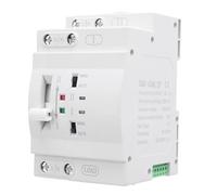 Fafeicy Interruptor de Transferencia de Generador, Selector de Doble Potencia de Automático 63A para Suministro Continuo de Electricidad Doméstica (220V)