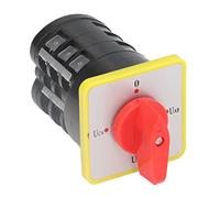 Fafeicy Interruptor Universal Changeover Switch Rotativo de Cobre y
