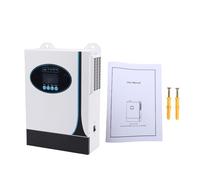 Fafeicy Inversor Solar de Onda Sinusoidal Pura de 1200 W, Inversor de Corriente MPPT Híbrido Fuera de la Red con Control Remoto para Uso Industrial en el Hogar y la Escuela