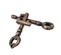 Fafeicy IQ Teaser Toy Brain Teaser Puzzle, Bloqueo de Hebilla de Bloqueo de Inteligencia para Adultos Hecho de Aleación Segura con Superficie Suave para el Alivio del Estrés y el