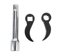 Fafeicy Juego de Adaptadores de Llave de Barra de Palanca, Herramienta de Reparación de Automóviles de 1/2 Pulgada con Accionamiento de 8 Puntos para Reparación de Automóviles