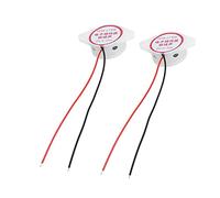 Fafeicy Juego de Alarma de Zumbador, Kit de Alarma de Pitido Piezoeléctrico Eléctrico ABS 5 Piezas Activas 12 V CC 3 a 24 V 80 DB Alerta de Señal de Alta Sensibilidad para Múltiples Necesidades de