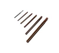 Fafeicy Juego de Escariadores Cónicos, Escariadores de Pasador Cónico 6 Piezas 1:50 de 3 Mm a 10 Mm de Acero Aleado