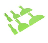 Fafeicy Juego de Espátulas para Masilla, Material ABS, Diseño Ergonómico, Juego de Herramientas para Masilla de 6 Piezas para Reparación y Decoración del Hogar