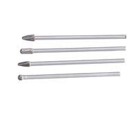 Fafeicy Juego de Fresas de Carburo de Tungsteno, Cortador Resistente Al Desgaste, Herramientas de Fresado de 4 Piezas, Vástago de 1/4 de Pulgada para Trabajar en Madera y Plástico