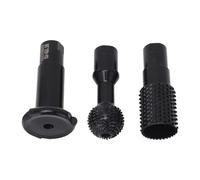 Fafeicy Juego de Fresas para Tallar Madera, Accesorios de Acero de Aleación para Amoladora Angular M10, Herramientas de Pulido y Pulido de Esferas de 3 Piezas para Madera y Plástico