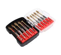 Fafeicy Juego de Fresas Rotativas, Acero de Tungsteno, 10 Piezas, Incluye Brocas de Doble Corte para un Desbarbado Eficiente con Vástago de 1/4 de Pulgada, Ideal para Proyectos de Metal