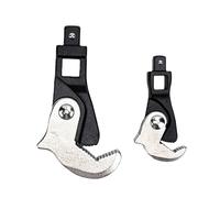 Fafeicy Juego de Llaves de Pata de Gallo Ajustables de Alto Poder de Agarre con Ajuste Rápido y Flexible, Llave de Trinquete con Resorte para Mecánicos en Compartimentos de Motor