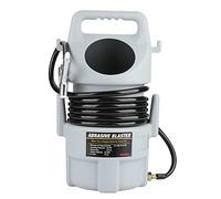 Fafeicy Kit de Chorro de Neumático Portátil, Chorro de de Aleación de Aluminio con Manguera de 15 Pies, Tolva de 50 Libras para Eliminación de Pintura, Escala de óxido, Ideal para Operaciones de