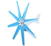 Fafeicy Kit de Generador de Turbina Eólica, Aluminio de 100W con Controlador, Perfecto para el Hogar, Granja, Vehículos Recreativos, Barcos (DC12V)