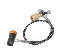 Fafeicy Kit de Manguera y Adaptador Directo para Tanque de CO2 Manguera Remota de Latón y Acero Inoxidable de 24 Pulgadas con 3 Juntas para Máquina de Refrescos Agua con Gas (CGA320 a TR21-4)