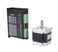 Fafeicy Kit de Motor Paso A Paso de Circuito Cerrado, Eje de 2,8 A y 8 Mm con Controlador de Micropasos DM542 para Máquina de Grabado CNC Equipo de Automatización de Impresora 3D