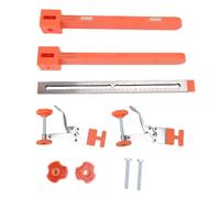 Fafeicy Kit de Plantilla Deslizante para Cajón, Rango de Sujeción Ajustable de Acero Inoxidable de 0 a 4 Cm con Rieles Reversibles de 1 a 5 Cm, para Instalación Lateral en Cajón de