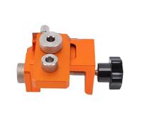 Fafeicy Kit de Plantilla para Pasadores Guía de Taladro para Pasadores de Aleación de Aluminio Localizador de Taladros para Carpintería con Brocas Bujes de Metal de 8 Mm y 15 Mm para