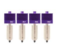 Fafeicy Kit de Repuesto Hotend de 0,4 Mm, 0,2 Mm, 0,6 y 0,8 para Impresora 3D Lab A1 A1 Mini P2S H2 Series con Revestimiento MPVD