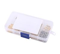 Fafeicy Kit de Separador de Latón M2 Surtido de Separadores de PCB 270 Piezas Separador de Placa Base Hembra Hembra con Tornillos M2 X 5 Mm para Reparación Electrónica de Placas de