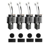 Fafeicy Kit Hotend para Impresora 3D, 0,6mm, Apto para Snapmaker U1, Boquilla de Recubrimiento Nano de Bloque Cerámico de Alto Flujo de 48W (4 juegos)
