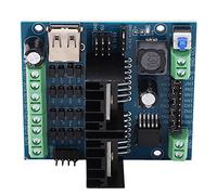 Fafeicy L298N Módulo de Controlador de Motor Placa de Controlador de PCB DC 5V 2A Controles de Puente Doble H 4 Motores de CC Velocidad de Avance y Retroceso para Usuarios de Bricolaje de Robótica